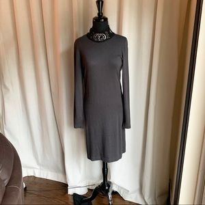SINEQUANONE gray embellished turtleneck dress